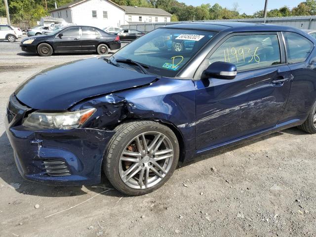 JTKJF5C70C3035402 - 2012 TOYOTA SCION TC BLUE photo 9