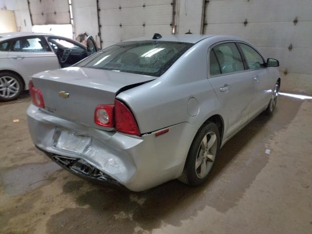 1G1ZC5EU4CF367758 - 2012 CHEVROLET MALIBU 1LT ვერცხლისფერი ფოტო 4