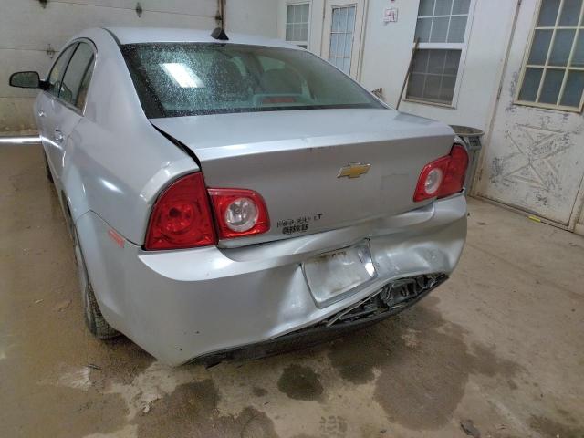 1G1ZC5EU4CF367758 - 2012 CHEVROLET MALIBU 1LT ვერცხლისფერი ფოტო 9