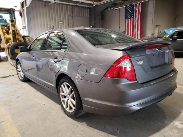 3FAHP0JA1CR374004 - 2012 FORD FUSION GRAY photo 3