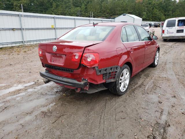 3VWDF71K56M642368 - 2006 VOLKSWAGEN JETTA 2.5L RED photo 4