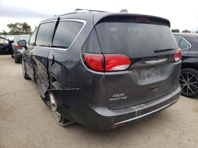 2C4RC1EG3JR108257 - 2018 CHRYSLER PACIFICA T GRAY photo 3