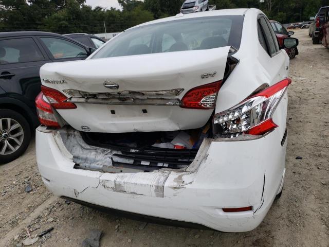 3N1AB7AP4FY262110 - 2015 NISSAN SENTRA WHITE photo 9