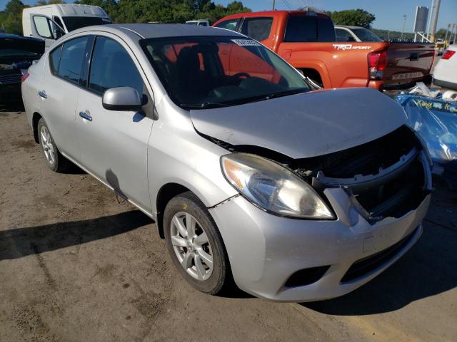 3N1CN7AP3EL854979 - 2014 NISSAN VERSA S/S SILVER photo 1