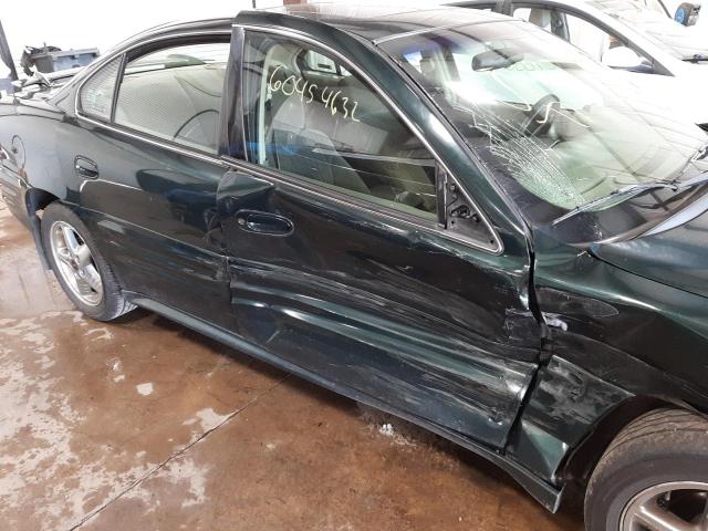 1G2NF52E62C262802 - 2002 PONTIAC GRAND AM S GREEN photo 9