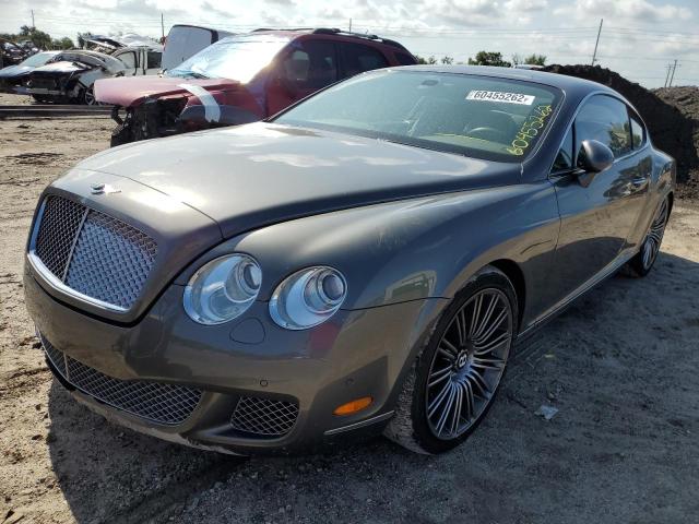 SCBCP73W08C059225 - 2008 BENTLEY CONTINENTA GRAY photo 9