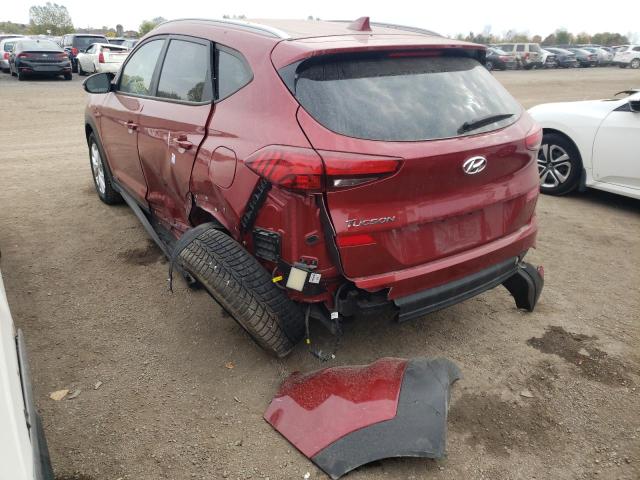 KM8J33A49MU363504 - 2021 HYUNDAI TUCSON LIM RED photo 3