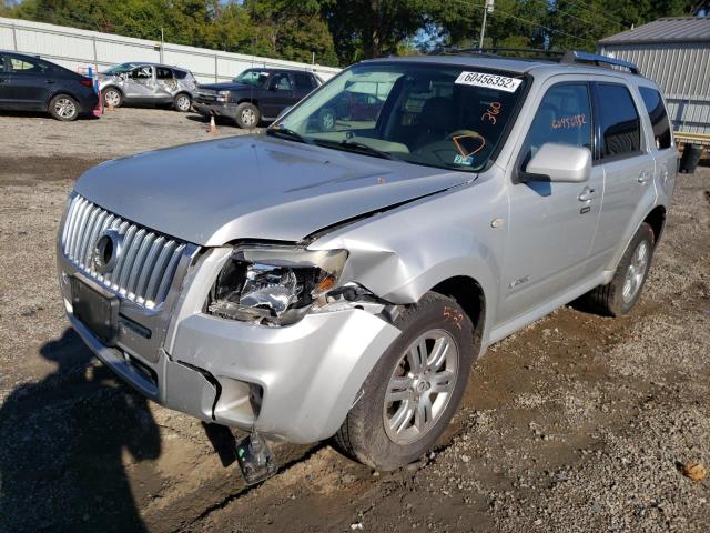 4M2CU97128KJ52229 - 2008 MERCURY MARINER PR SILVER photo 2