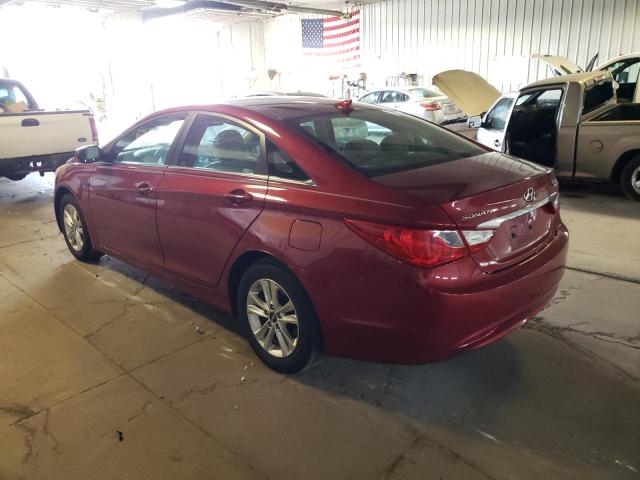 5NPEB4AC8CH498181 - 2012 HYUNDAI SONATA GLS RED photo 3