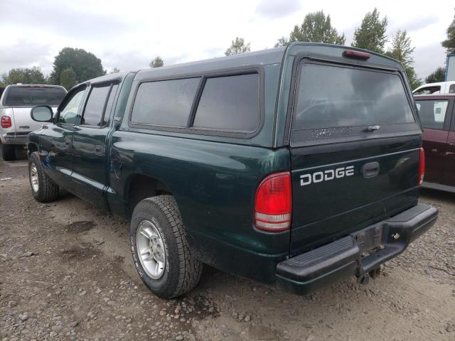 1B7GL2AN1YS678526 - 2000 DODGE DAKOTA QUA GREEN photo 3