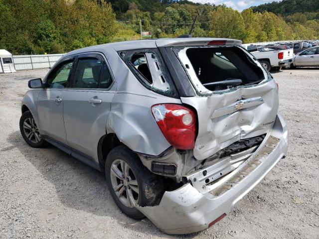 1GNFLEEK4FZ114796 - 2015 CHEVROLET EQUINOX SILVER photo 3