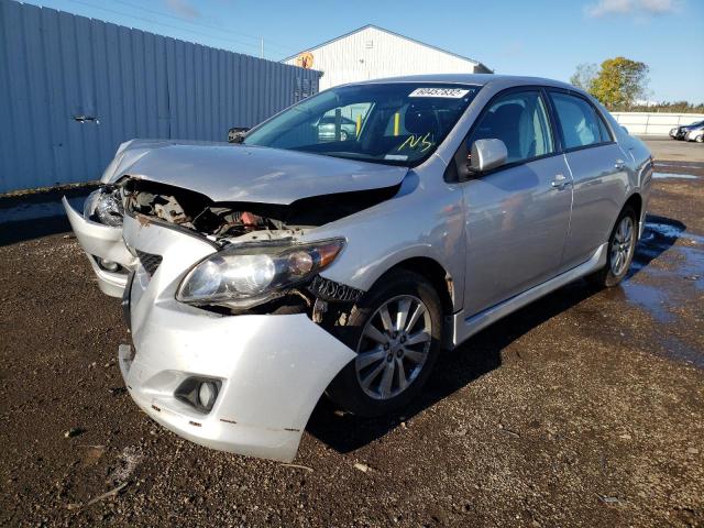 2T1BU4EE8AC446591 - 2010 TOYOTA CORROLA SILVER photo 2