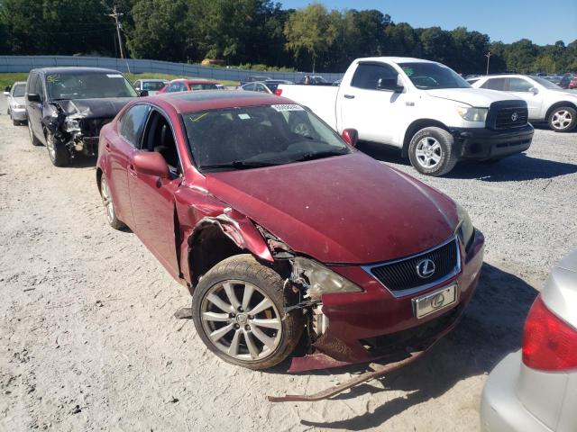 JTHCK262862000321 - 2006 LEXUS IS 250 BURGUNDY photo 1