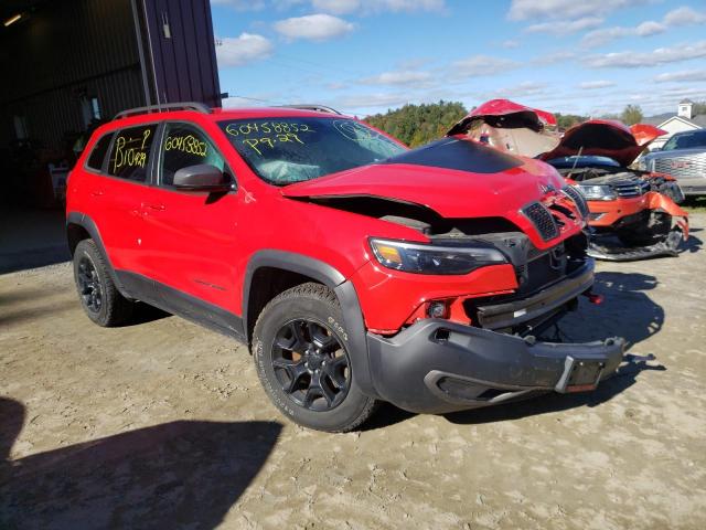 1C4PJMBX6KD402422 - 2019 JEEP CHEROKEE T RED photo 1