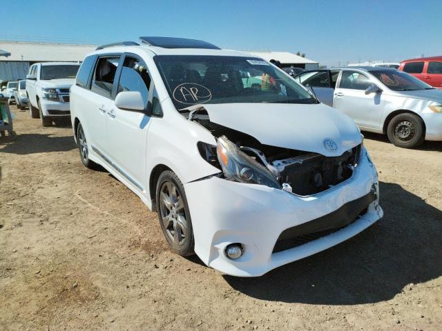 5TDXZ3DC4HS796903 - 2017 TOYOTA SIENNA SE WHITE photo 1