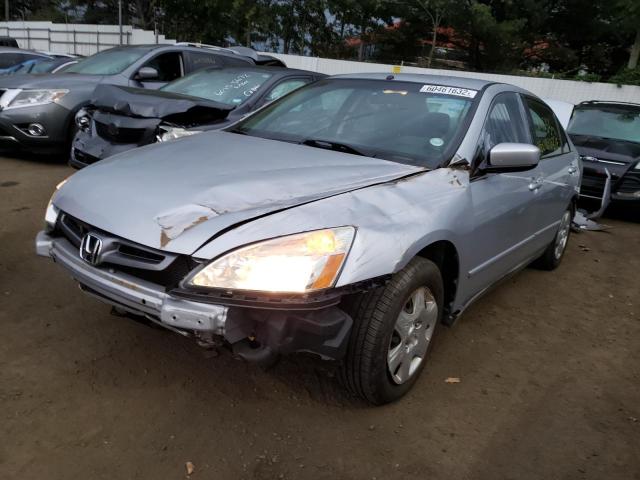 1HGCM56445A105393 - 2005 HONDA ACCORD LX SILVER photo 2