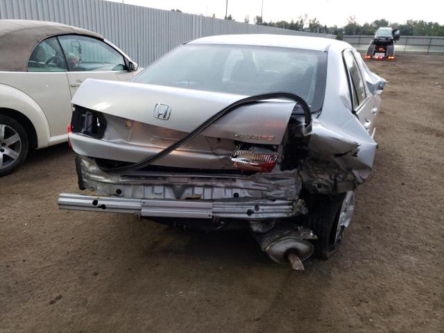 1HGCM56445A105393 - 2005 HONDA ACCORD LX SILVER photo 9