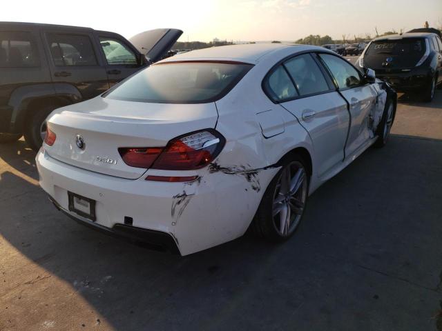 WBA6D4C50GD977328 - 2016 BMW 650 I GRAN WHITE photo 4