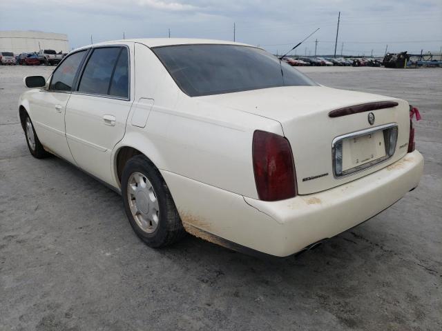 1G6KD54Y0YU308772 - 2000 CADILLAC DEVILLE WHITE photo 3