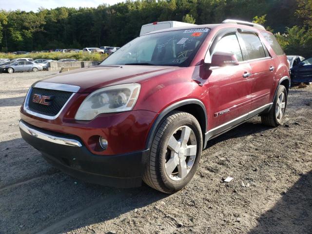 1GKEV23738J140159 - 2008 GMC ACADIA SLT BURGUNDY photo 2