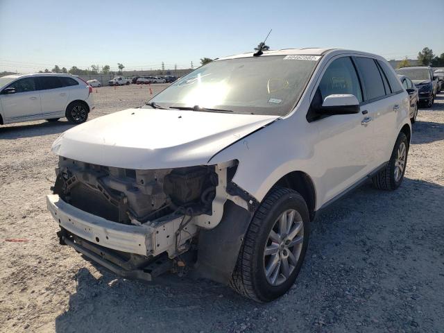 2FMDK3JC3BBB68816 - 2011 FORD EDGE SEL WHITE photo 2