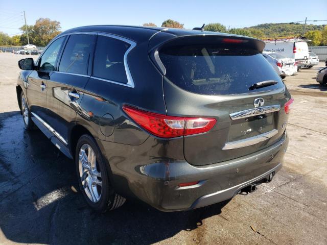 5N1AL0MN6DC316276 - 2013 INFINITI JX35 GREEN photo 3