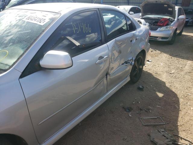 1YVFP84C745N74249 - 2004 MAZDA 6 I SILVER photo 9