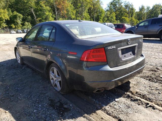 19UUA66235A059590 - 2005 ACURA TL GRAY photo 3