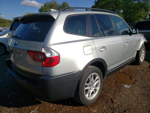 WBXPA73484WC35628 - 2004 BMW X3 2.5I SILVER photo 4