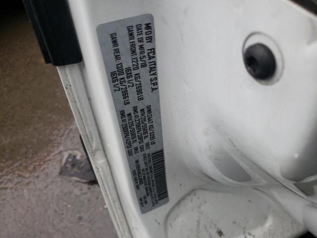 ZFBERFAB6J6J99605 - 2018 RAM PROMASTER 白色 照片 10