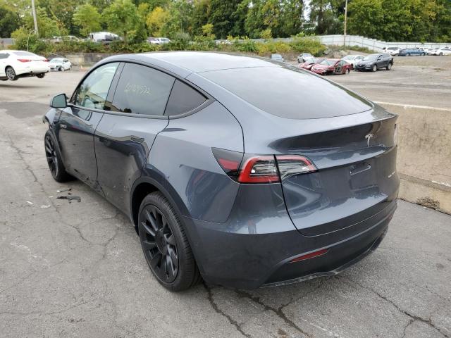 7SAYGDEE1NA009289 - 2022 TESLA MODEL Y رمادي صورة 3
