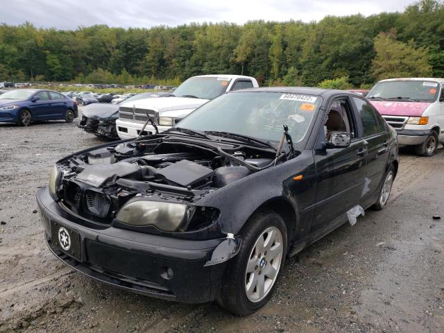 WBAET37442NG71376 - 2002 BMW 325 I BLACK photo 2