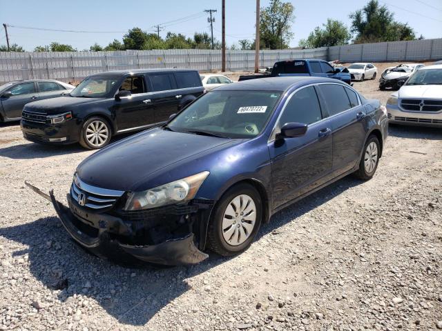 1HGCP2F30CA170462 - 2012 HONDA ACCORD LX BLUE photo 2