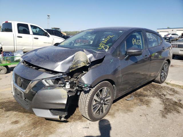 3N1CN8EV4LL860186 - 2020 NISSAN VERSA SV GRAY photo 2