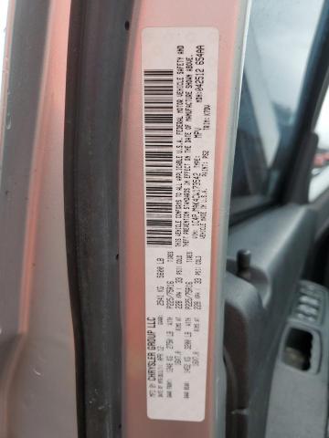 1C4PJMAK4CW173542 - 2012 JEEP LIBERTY SP SILVER photo 10