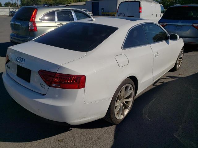 WAULFAFRXDA027999 - 2013 AUDI A5 PREMIUM WHITE photo 4