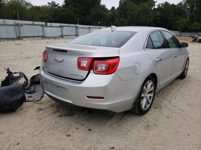 1G11F5SL7FF299427 - 2015 CHEVROLET MALIBU LTZ ვერცხლისფერი ფოტო 4