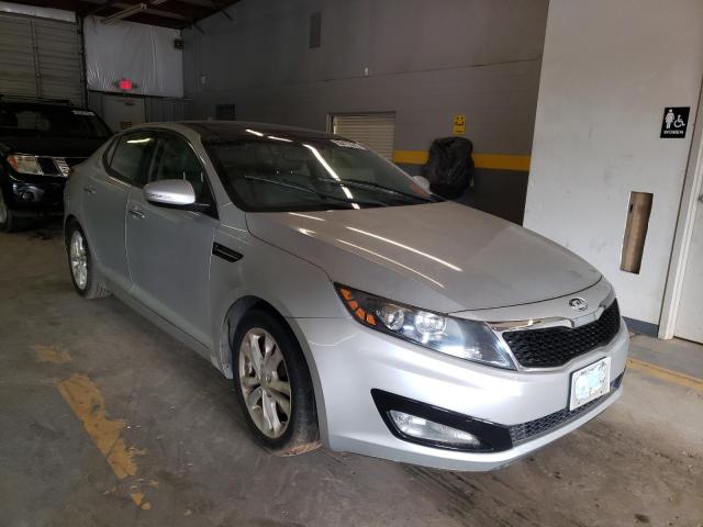 5XXGN4A77DG103228 - 2013 KIA OPTIMA EX SILVER photo 1