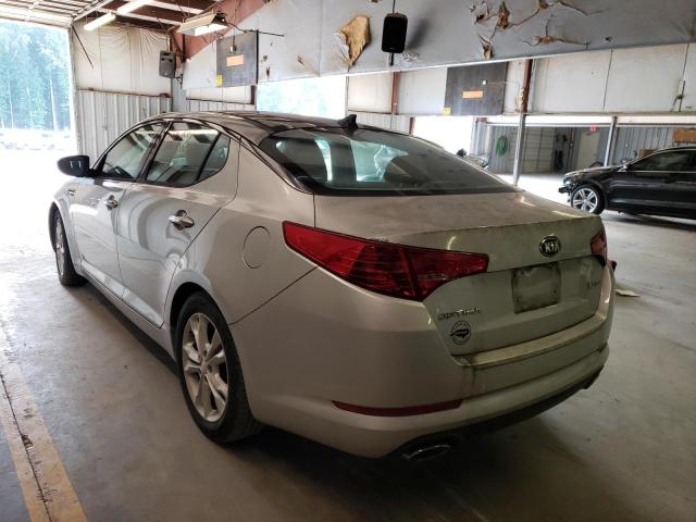 5XXGN4A77DG103228 - 2013 KIA OPTIMA EX SILVER photo 3