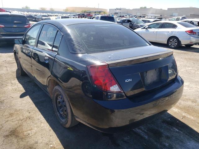 1G8AJ52F75Z156808 - 2005 SATURN ION LEVEL BLACK photo 3