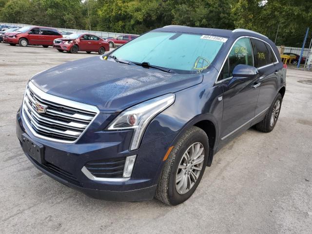 1GYKNDRS9HZ188234 - 2017 CADILLAC XT5 LUXURY BLUE photo 2