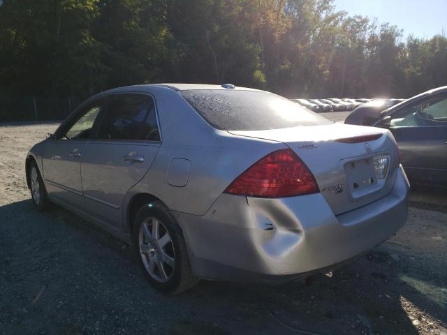 1HGCM66577A006973 - 2007 HONDA ACCORD EX SILVER photo 3