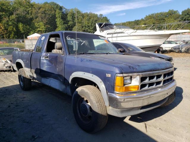 1B7GG23X8MS307988 - 1991 DODGE DAKOTA BLUE photo 1