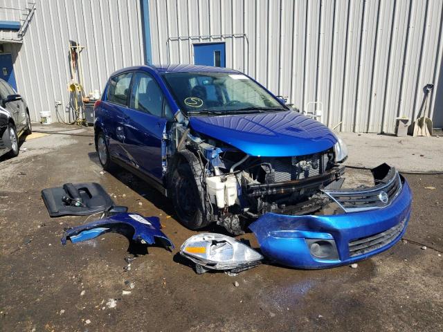 3N1BC1CP8AL370070 - 2010 NISSAN VERSA S BLUE photo 1