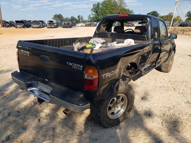 4TAWN72N8XZ515696 - 1999 TOYOTA TACOMA XTR BLACK photo 4