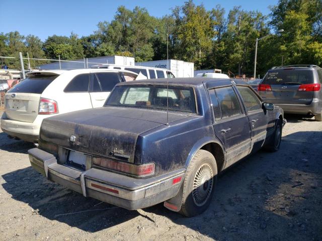 1G6KS53B2MU812236 - 1991 CADILLAC SEVILLE BLUE photo 4