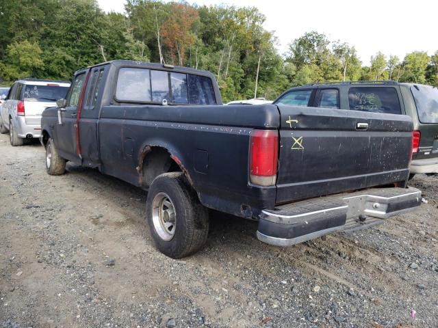 1FTEX14N4HKA67245 - 1987 FORD F150 BLACK photo 3