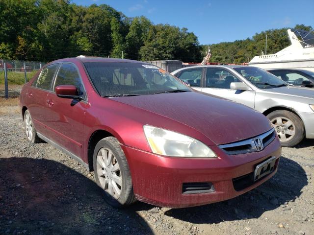 1HGCM66326A065734 - 2006 HONDA ACCORD LX RED photo 1