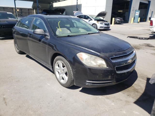 1G1ZB5EB0AF273102 - 2010 CHEVROLET MALIBU LS BLACK photo 1