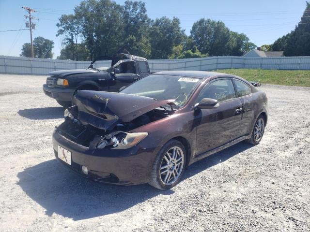 JTKDE167580239500 - 2008 TOYOTA SCION TC ბურგუნდია ფოტო 2